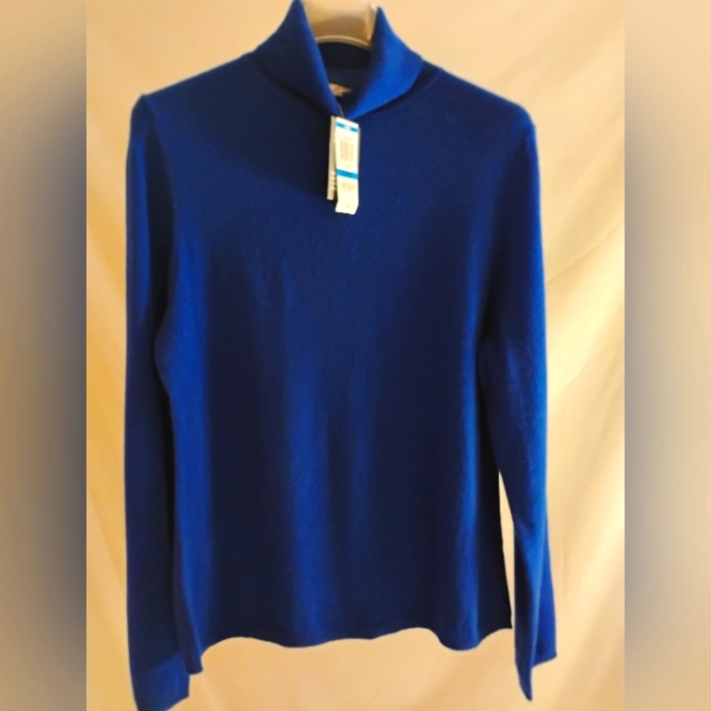 CHARTER CLUB 2-PLY CASHMERE ROYAL TURTLENECK LONG SLEEVE SWEATER XL USA(NWT)